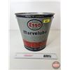 Image 1 : Grease Pail : Esso Marvelube  (11-1/2"H x 11-1/2"Dia)