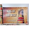Image 8 : Double Sided Cardboard Alcohol Advertising Signs (3) : Corona, Budweiser & Bacardi (Largest Measures