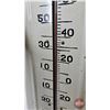 Image 11 : Thermometer : Prestone Anti-Freeze (Embossed) (Re-Painted) (Measures : 36"H x 8"W)
