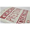 Image 5 : Thermometer : Prestone Anti-Freeze (Embossed) (Re-Painted) (Measures : 36"H x 8"W)