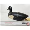 Image 8 : Wooden Duck Decoy (Buckshot Marks) (Consignor Tag ~ Very Hard Working : Bluebill Drake : c.1940 : Qu