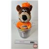 Image 2 : Bud Light Platinum Light Up Bucket (No Batteries) w/A&W Rootbeer Plush Bear (Bucket : 9-1/4"H)