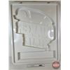 Image 6 : Single Side 3D Embossed Sign : Quaker State  (Measures : 43-1/2"H x 34-1/4"W x 4"D)