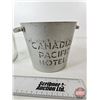 Image 4 : "Canadian Pacific Hotels" Ice Bucket & Wine Decanter (Bucket : 5"H)