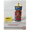 Image 1 : AUER Lighter Fluid Tin  (Measures : 5-1/2"H)