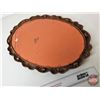 Image 7 : Retro Resin Frame Oval Mirror : Coca-Cola  (Measures : 23"H x 17"W)