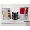 Image 5 : Coin Banks (3) : Getty Gold, Top-Kik & Route 66 (Largest Measures : 5-1/2"H x 4"Dia)
