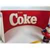 Image 5 : Coca-Cola Collector Combo :  - Hat - Polar Bear Drink Bottles - Poster  - Banner  - etc c/w Wooden C