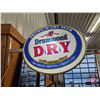 Image 2 : Light Up Double Sided Beer Sign : Drummond Draft (Side Mount) (Measures : 17"H x 24"W x 4-1/2"D)