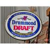 Image 5 : Light Up Double Sided Beer Sign : Drummond Draft (Side Mount) (Measures : 17"H x 24"W x 4-1/2"D)