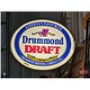 Image 6 : Light Up Double Sided Beer Sign : Drummond Draft (Side Mount) (Measures : 17"H x 24"W x 4-1/2"D)
