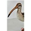Image 8 : Wooden Bird Figurine : Hand Carved & Hand Painted (Measures : 14"H)