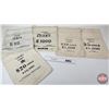 Image 1 : Coin Canvas Sacks (5) : Variety