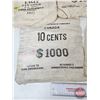 Image 6 : Coin Canvas Sacks (5) : Variety