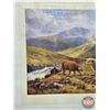 Image 3 : Framed Print : The Falls of Glen Nevis by D Sherrin (Highland Cows)  (Measures : 26"H x 32"W)