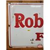 Image 2 : Single Side Porcelain Sign : Robin Hood Flour  (Measures : 30"H x 72"W)