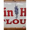 Image 4 : Single Side Porcelain Sign : Robin Hood Flour  (Measures : 30"H x 72"W)