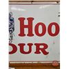 Image 5 : Single Side Porcelain Sign : Robin Hood Flour  (Measures : 30"H x 72"W)