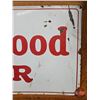 Image 6 : Single Side Porcelain Sign : Robin Hood Flour  (Measures : 30"H x 72"W)