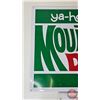 Image 2 : Single Side Tin Embossed Sign : Ya-hooo! Mountain Dew (c.1970's) (Measures : 15-1/4"H x 21-34"W)