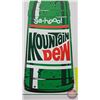 Image 6 : Single Side Tin Embossed Sign : Ya-hooo! Mountain Dew (c.1970's) (Measures : 15-1/4"H x 21-34"W)