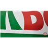Image 9 : Single Side Tin Embossed Sign : Ya-hooo! Mountain Dew (c.1970's) (Measures : 15-1/4"H x 21-34"W)