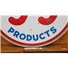 Image 3 : Double Sided Round Porcelain Service Station Sign : PURITY 99 ~ Round (Alum. Frame) (60"Dia)