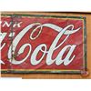 Image 4 : Single Side Tin Sign : Refresh Yourself "Drink Coca-Cola"  (Note : Has been cut and repaired with ba