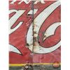 Image 6 : Single Side Tin Sign : Refresh Yourself "Drink Coca-Cola"  (Note : Has been cut and repaired with ba