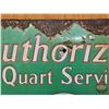 Image 4 : Porcelain Service Station Oil Stand Panel : Imperial Marvelube Motor Oil (Measures : 23"H x 20-1/2"W