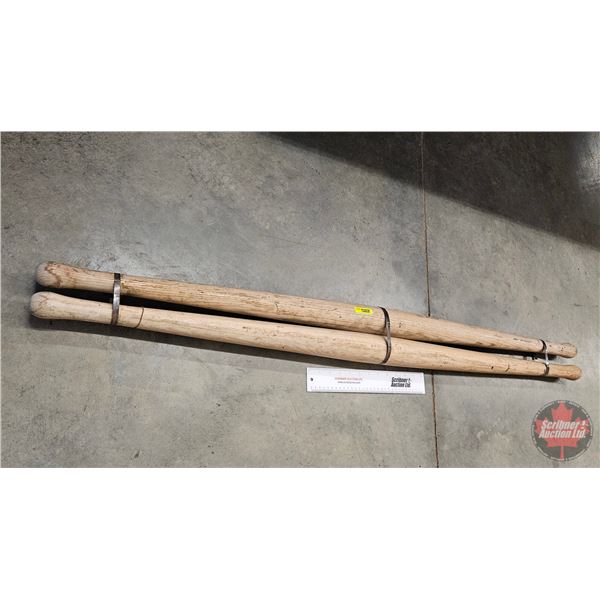 Vintage Wooden CN Railroad Ties Movers  (Measures : 54"L)