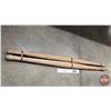 Image 1 : Vintage Wooden CN Railroad Ties Movers  (Measures : 54"L)