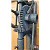 Image 9 : HAND CRANK POST DRILL : Can Blower & Forge (Kitchener, On)  (Measures : 34"H x 14"W x 12"D)