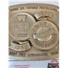 Image 4 : Single Side Chalkware Sign : Studebaker 100 Year Anniversary (c.1952) (Measures : 10"H x 12"W x 1-1/