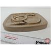 Image 8 : Single Side Chalkware Sign : Studebaker 100 Year Anniversary (c.1952) (Measures : 10"H x 12"W x 1-1/