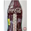 Image 3 : Thermometer : Coca-Cola Bottle  (Measures : 16-1/2"H)