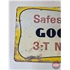 Image 2 : Single Side Tin Sign : Good Year  (Measures : 15"H x 27-3/4"W)