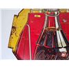 Image 4 : Single Side Tin Sign : Coca-Cola  (Note : Partial Sign - Was Used as Barrel Lid or Grain Bin Lid) (M