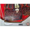 Image 6 : Single Side Tin Sign : Coca-Cola  (Note : Partial Sign - Was Used as Barrel Lid or Grain Bin Lid) (M