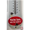 Image 4 : Thermometer : Prestone Anti-Freeze (Porcelain)  (Measures : 36"H x 9"W)