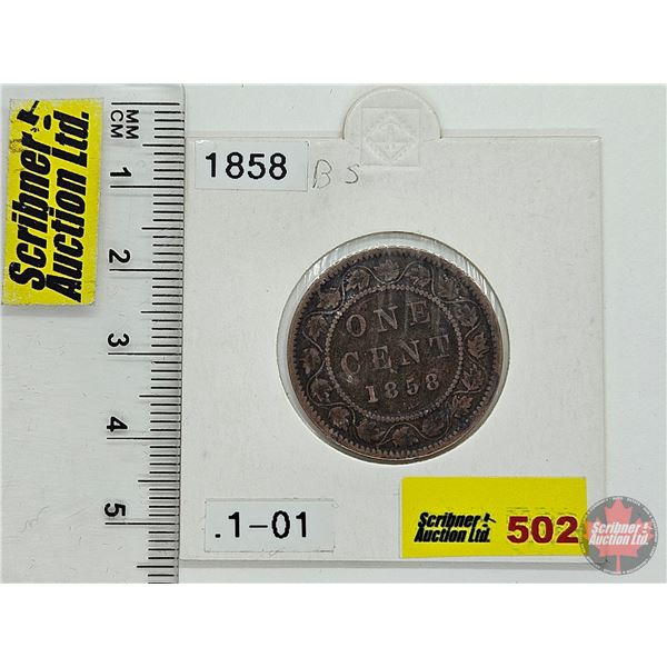Canada One Cent 1858