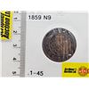 Image 1 : Canada One Cent 1859 (Consignor Tag: N9)