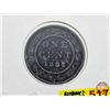 Image 2 : Canada One Cent 1882H (Consignor Tag: C1)