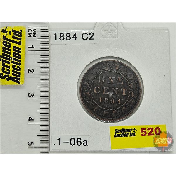Canada One Cent 1884 (Consignor Tag: C2)