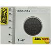 Image 1 : Canada One Cent 1886 (Consignor Tag: C1a)