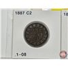 Image 2 : Canada One Cent (2) : 1887 & 1888 (Consignor Tag: C2)