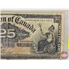 Image 3 : Dominion of Canada Twenty Five Cent 1900 "Shinplaster" : Boville