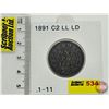 Image 1 : Canada One Cent 1891 (Consignor Tag: C2 LL LD)