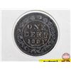 Image 2 : Canada One Cent 1891 (Consignor Tag: C2 LL LD)