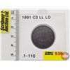 Image 1 : Canada One Cent 1891 (Consignor Tag: C3 LL LD)